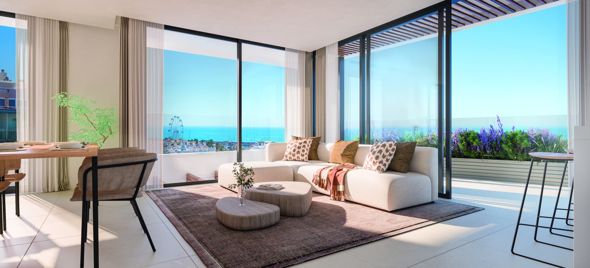 Ático de nueva construcción de lujo con vistas panorámicas en Puerto Marina, Benalmadena — photo 1