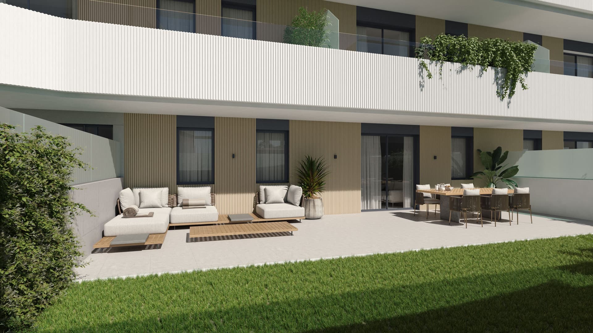 Lujoso Apartamento en planta baja de nueva construcción en Las Lagunas, Mijas Costa — photo 1