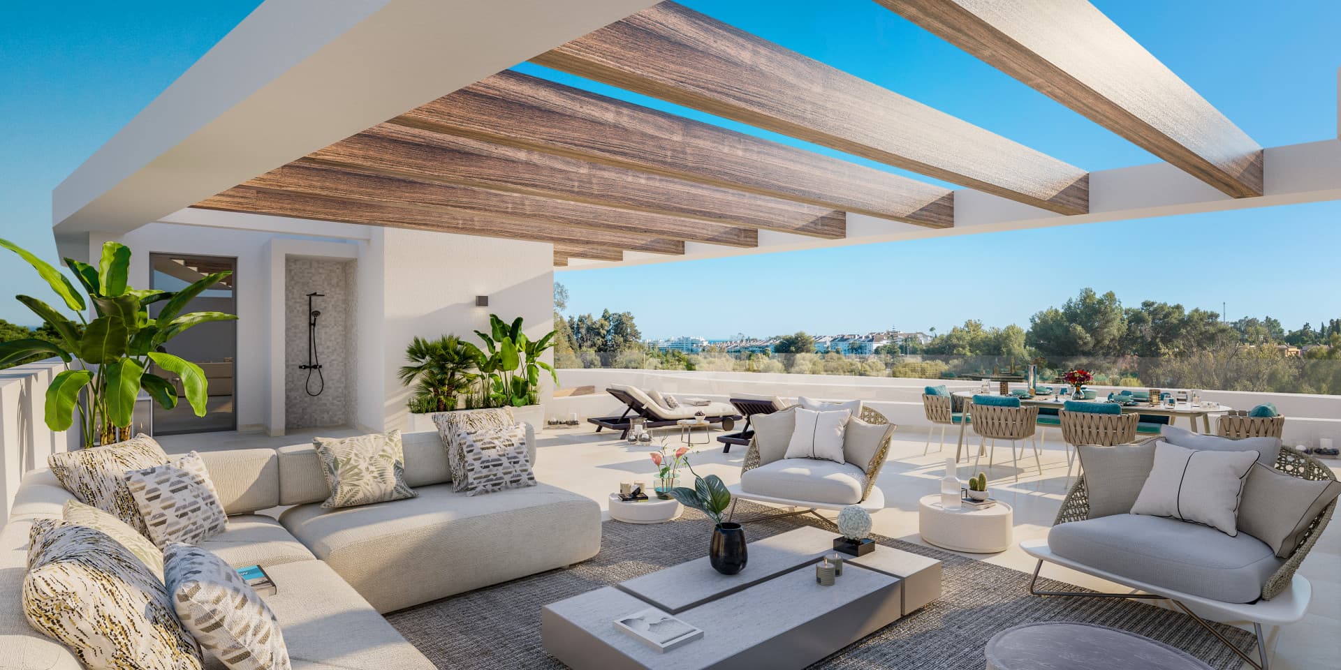 Prachtige nieuwbouw penthouse in Guadalmina Alta — photo 1