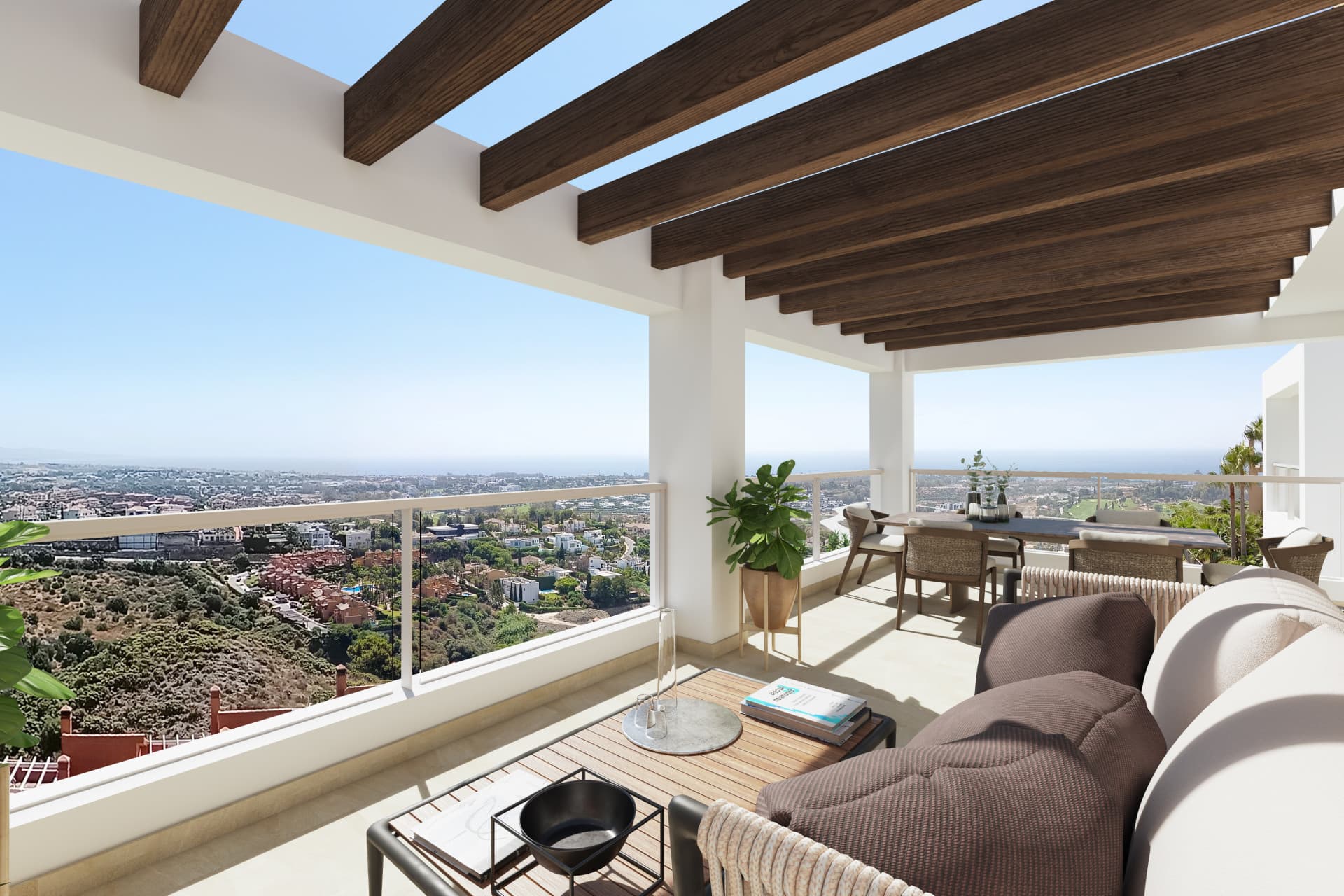 Elegant Off Plan Appartement met panoramisch uitzicht op zee in Benahavís — photo 1