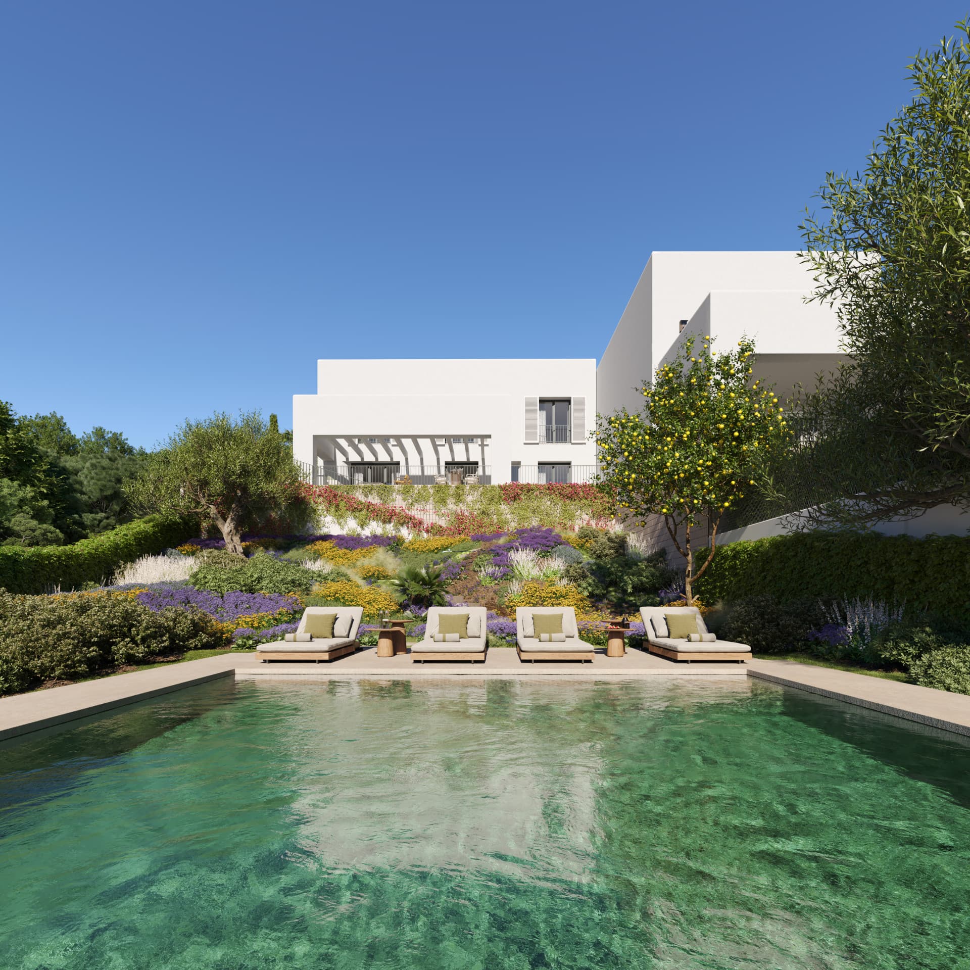 Excepcional Casa de pueblo de nueva construcción en Sotogrande Alto con piscina privada y vistas panorámicas — photo 1