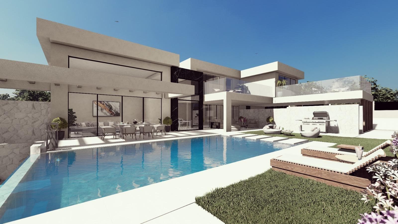 Moderne luxe villa met panoramisch uitzicht op zee in Valle Romano, Estepona West — photo 1