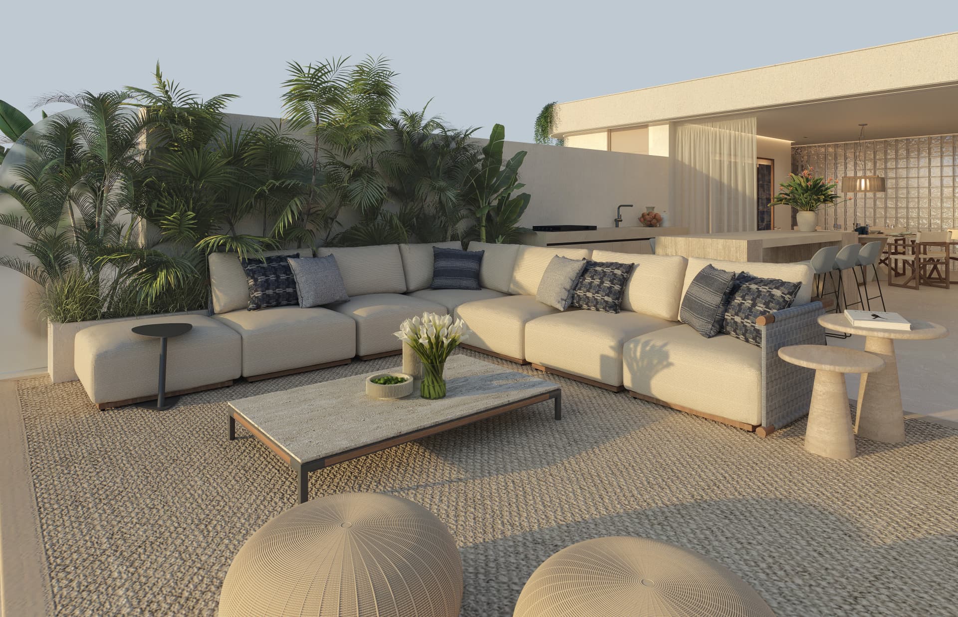 Hedendaagse 4-slaapkamer appartement aan het strand met panoramisch uitzicht op zee in Estepona — photo 1