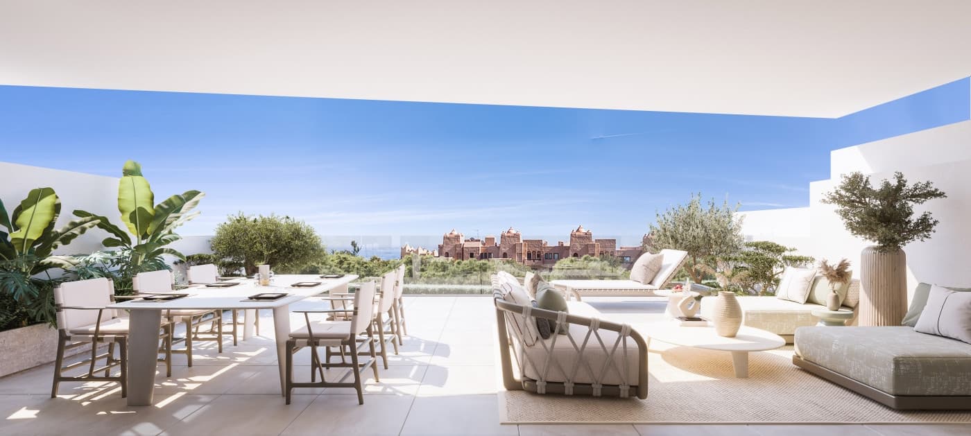 Elegantes Apartment mit 3 Schlafzimmern im Erdgeschoss in Manilva – Moderner Luxus mit Panoramablick Ansichten — photo 1