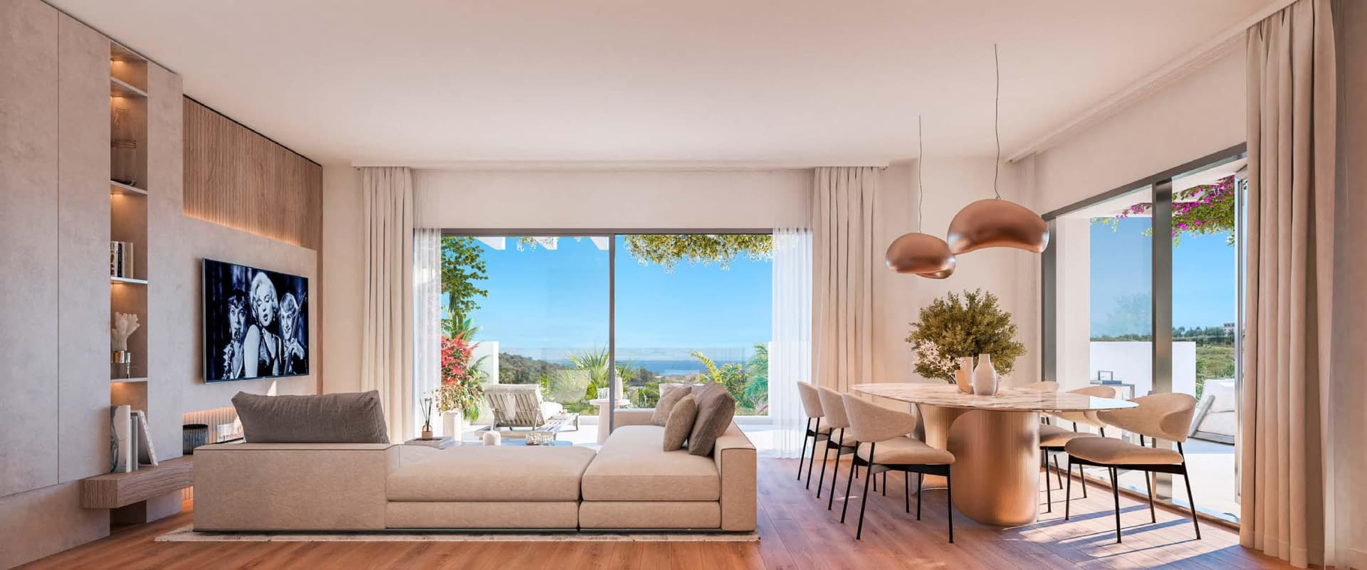 Lujoso apartamento contemporáneo en Casares Golf con vistas panorámicas — photo 1