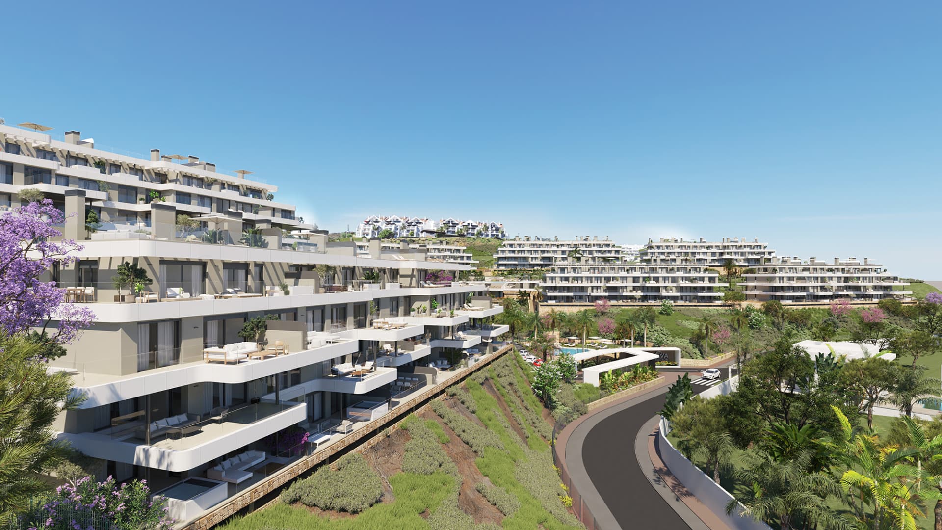 Luxe nieuwbouw appartement met expansive terras en prive tuin in Mijas Costa — photo 1