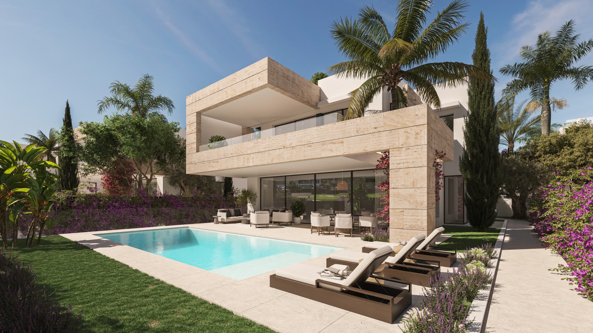 Moderne villa met vijf slaapkamers in El Campanario, Estepona Oost — photo 1