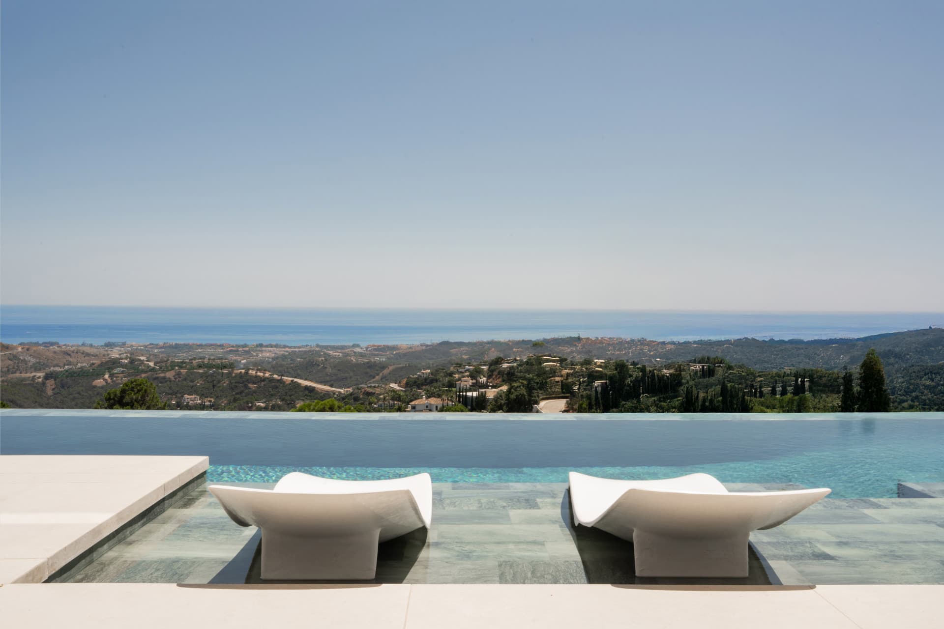 Obra maestra arquitectónica Villa con vistas panorámicas al mar en Monte Mayor, Benahavis — photo 1