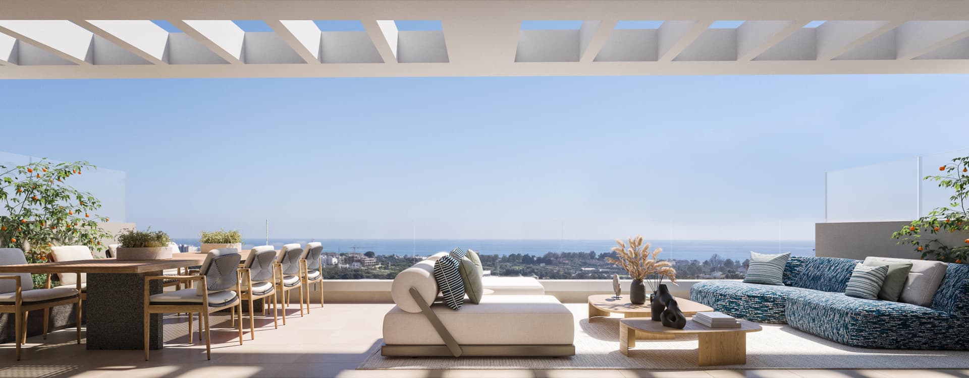 Luxuriöses Duplex Penthouse mit Panoramablick auf das Meer in Estepona East — photo 1