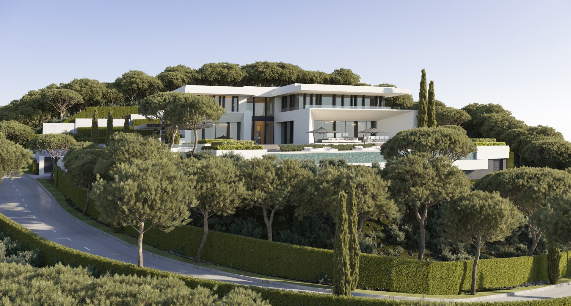 Atemberaubende Villa befindet sich in einer ruhigen und privaten natürlichen Umgebung in Benahavis — photo 1