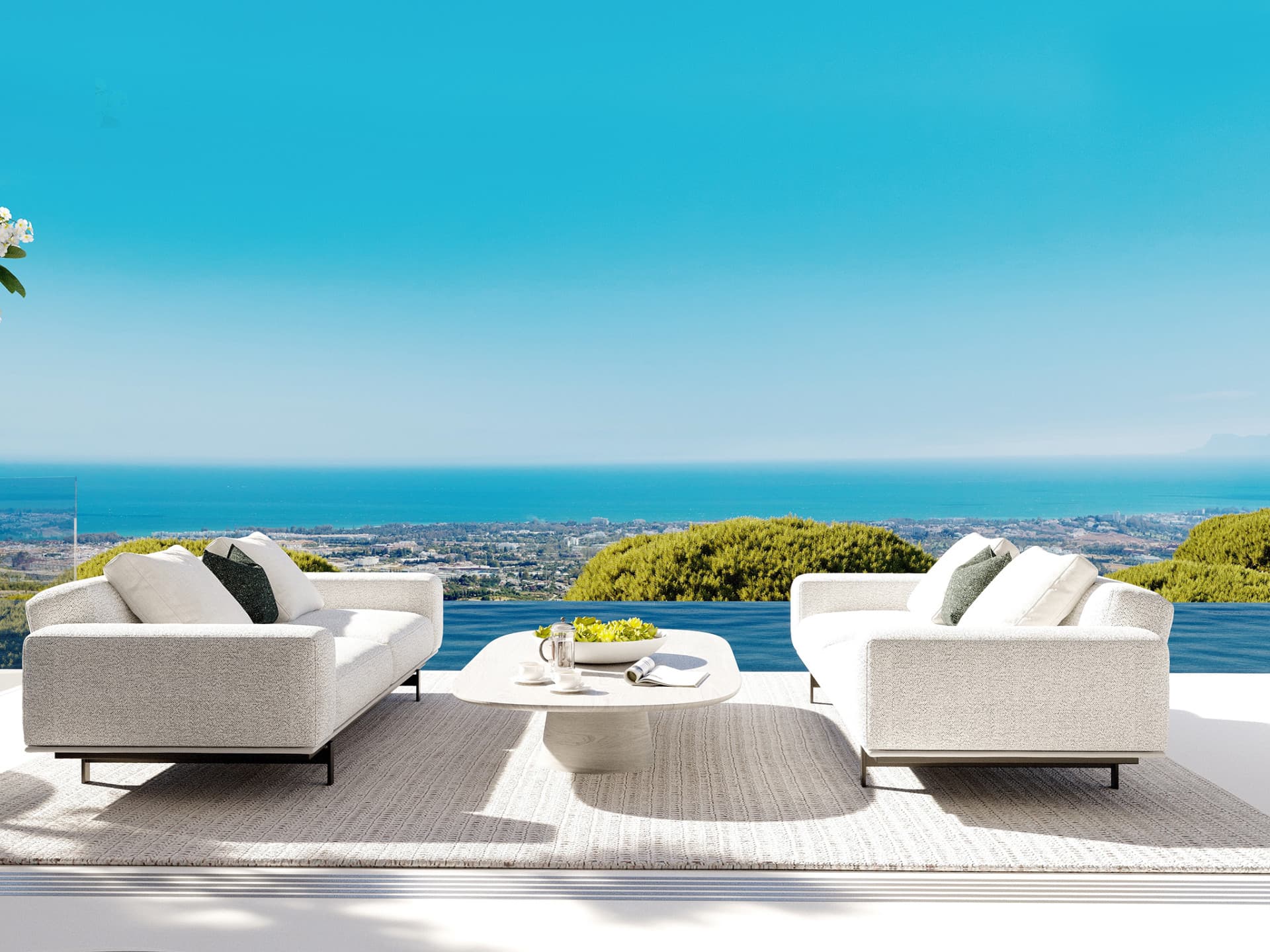 Prachtige villa met panoramisch uitzicht op zee in Real de La Quinta, Benahavis — photo 1