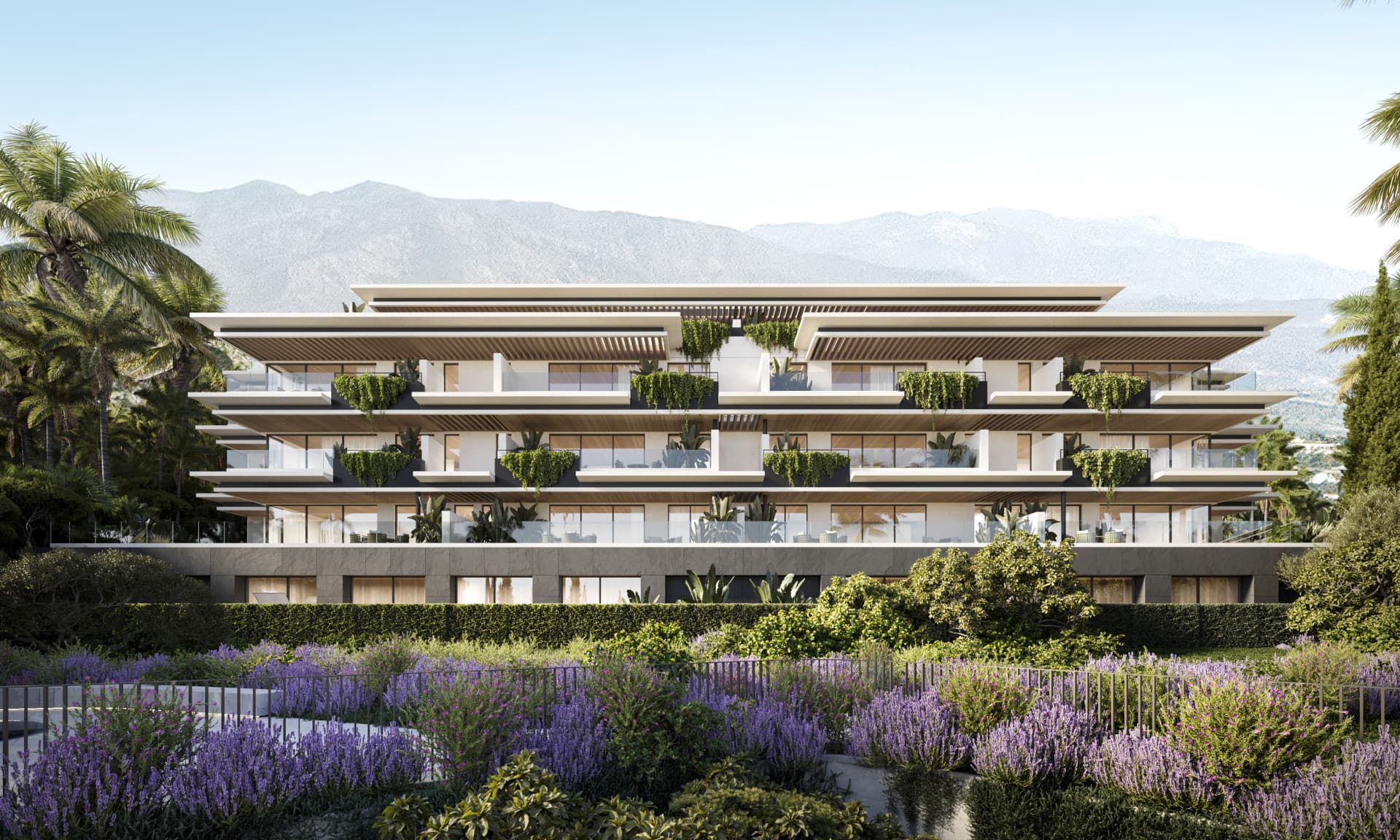 Atemberaubende zeitgenössische Wohnung in Mijas mit Panoramablick und luxuriösen Annehmlichkeiten — photo 1