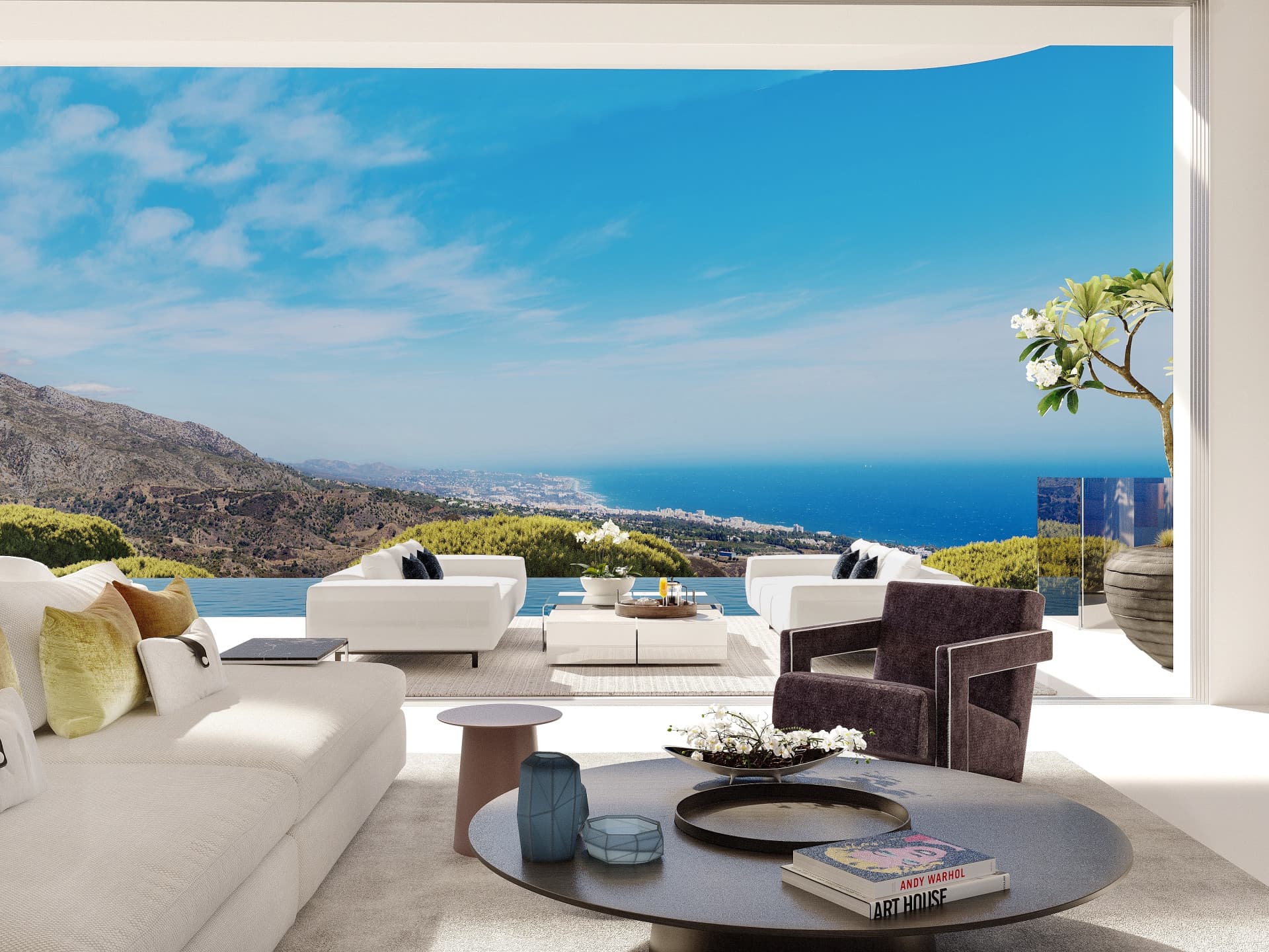 Villa de lujo con vistas panorámicas al mar en Real de La Quinta, Benahavís — photo 1