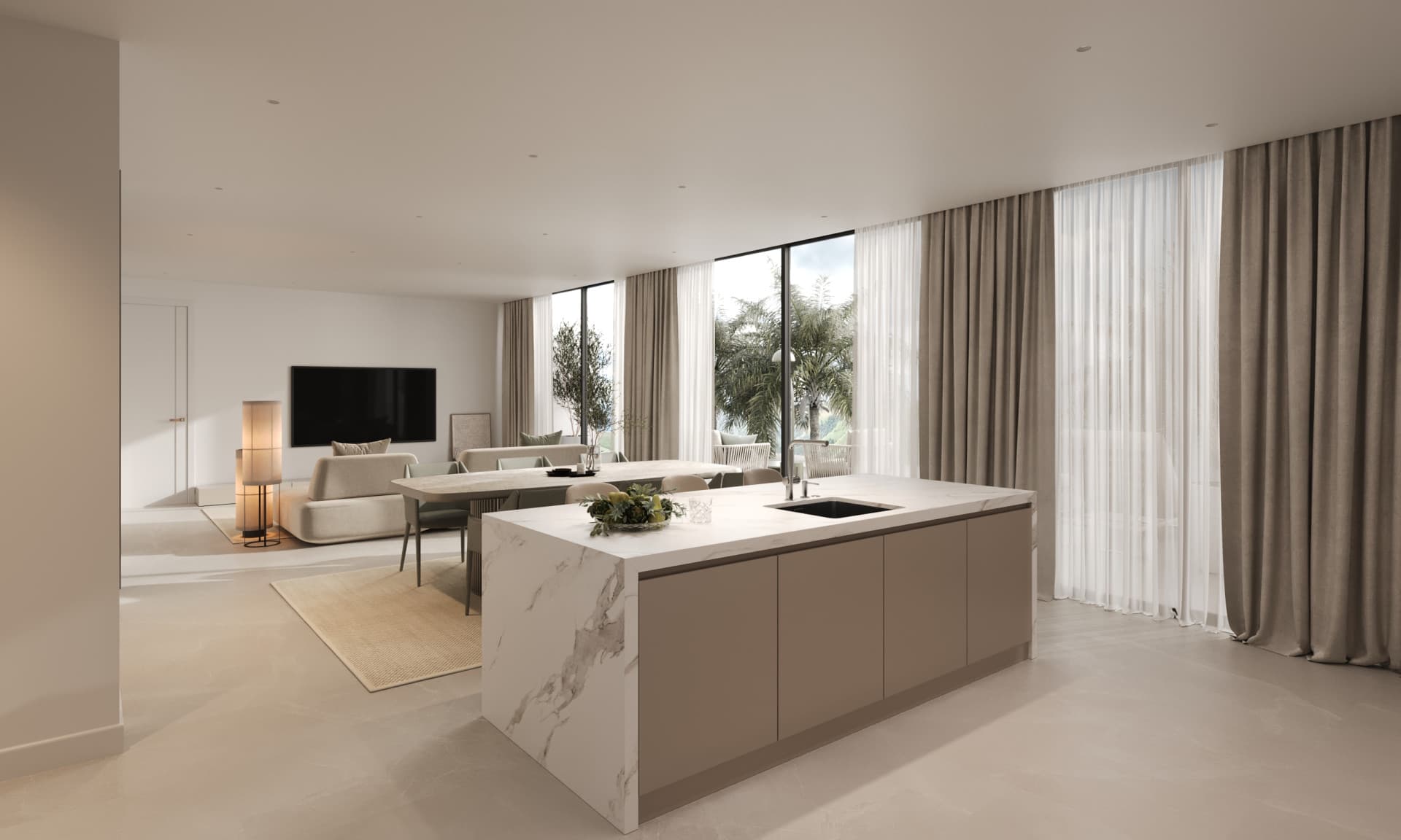 Moderne Erdgeschosswohnung in Estepona West mit privatem Garten & Luxuseinrichtungen — photo 1